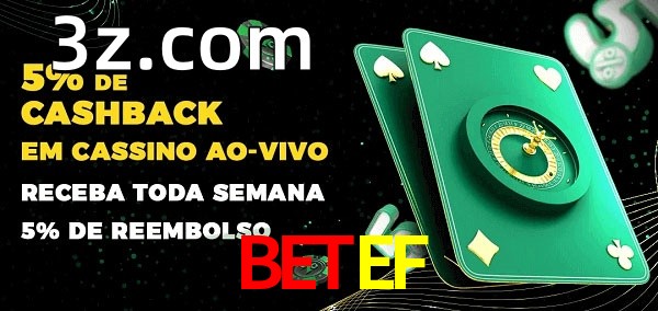 Promoções do cassino ao Vivo BETEF